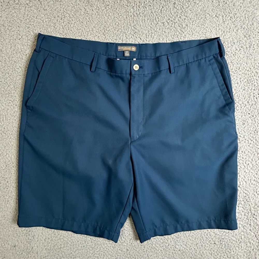 Peter Millar Men's Classic Navy Blue golf Shorts size 40 - Picture 2 of 11